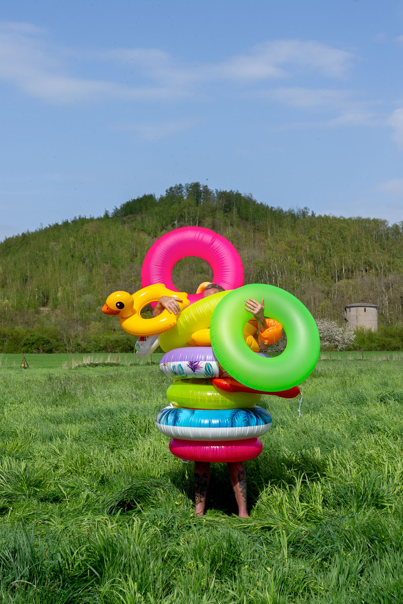 Communication pour Mars / Mons pour le Festival au carré. Session photo participative avec des figurants